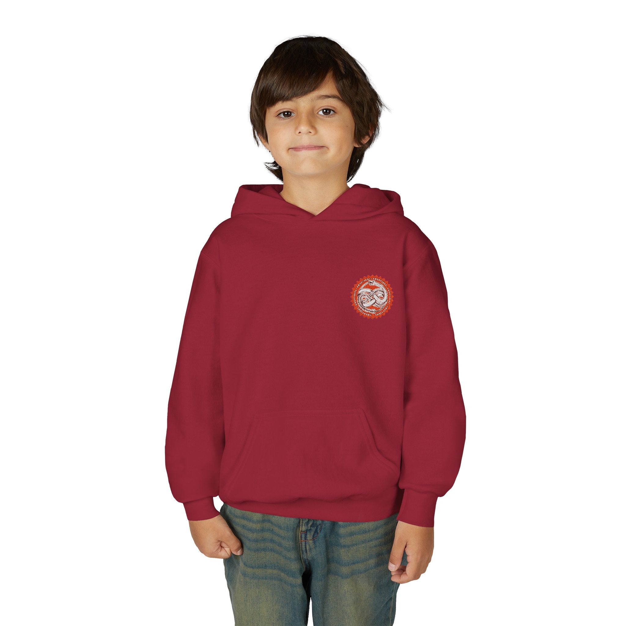 €R¥PTIK93 Youth Uniform embroidery hoodie