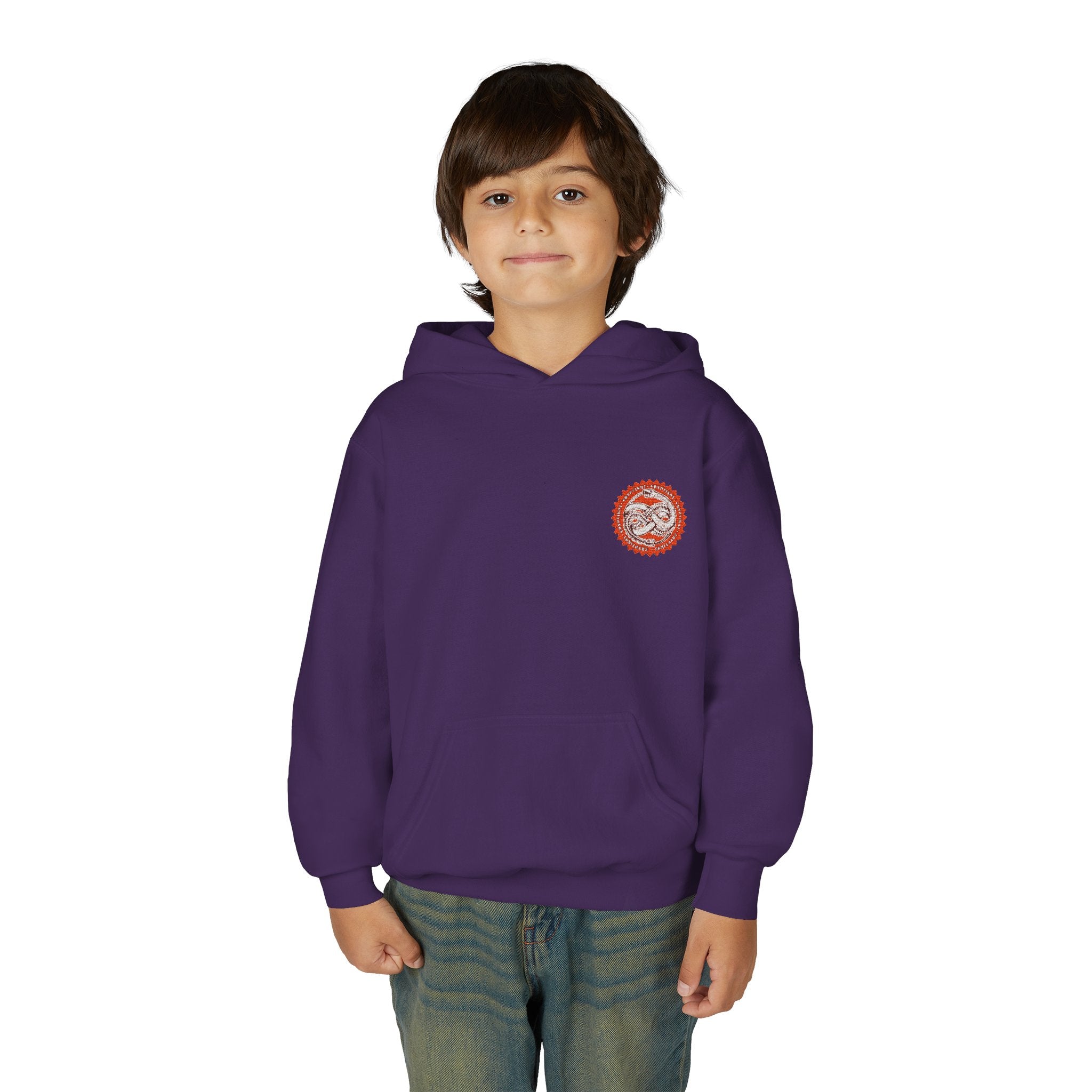 €R¥PTIK93 Youth Uniform embroidery hoodie