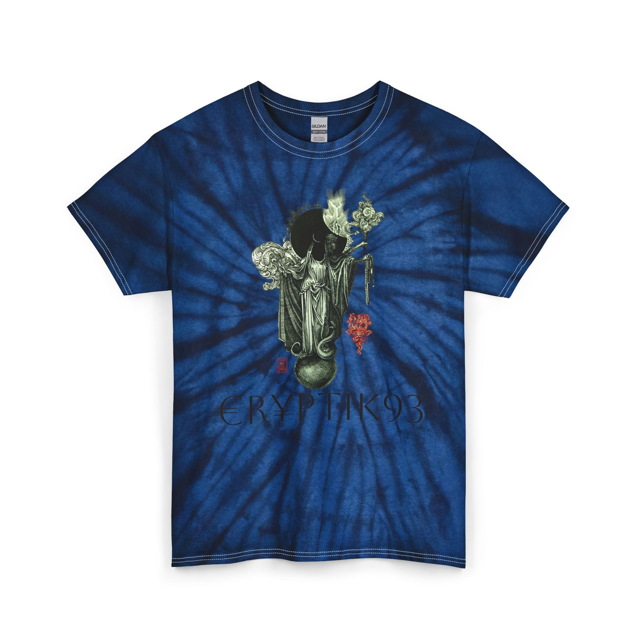 €ꋪ¥ꉣ꓄ꀤꀘ93 "BANISHED" TIE DIE T SHIRT -ENCRYPTED COLLECTION