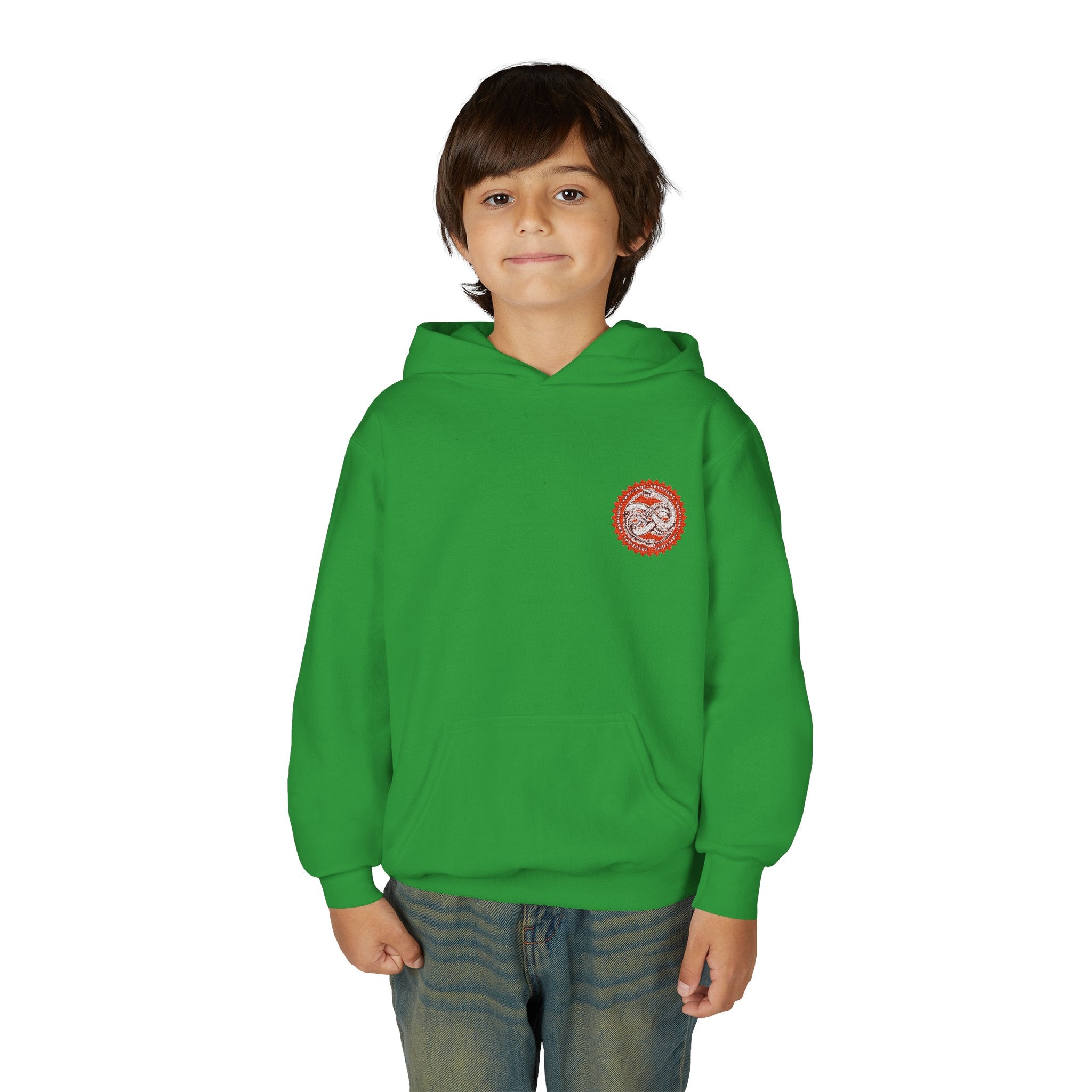 €R¥PTIK93 Youth Uniform embroidery hoodie