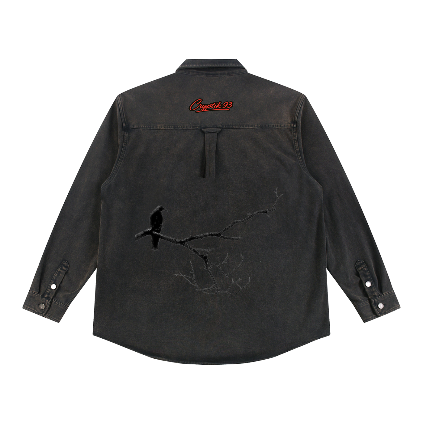 Cryptik93 xciii Denim Vintage Washed Heavyweight Jacket