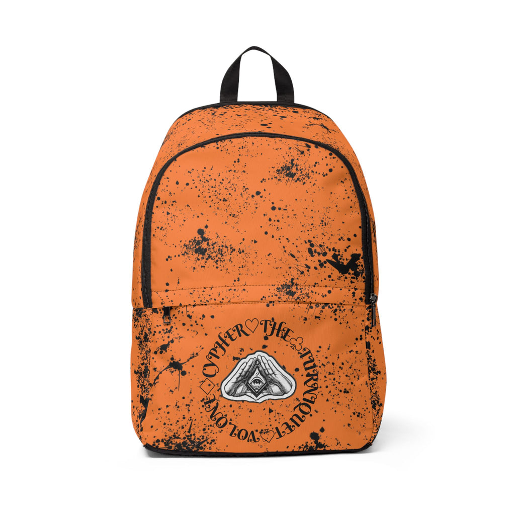 Trap sack orange fade book bag