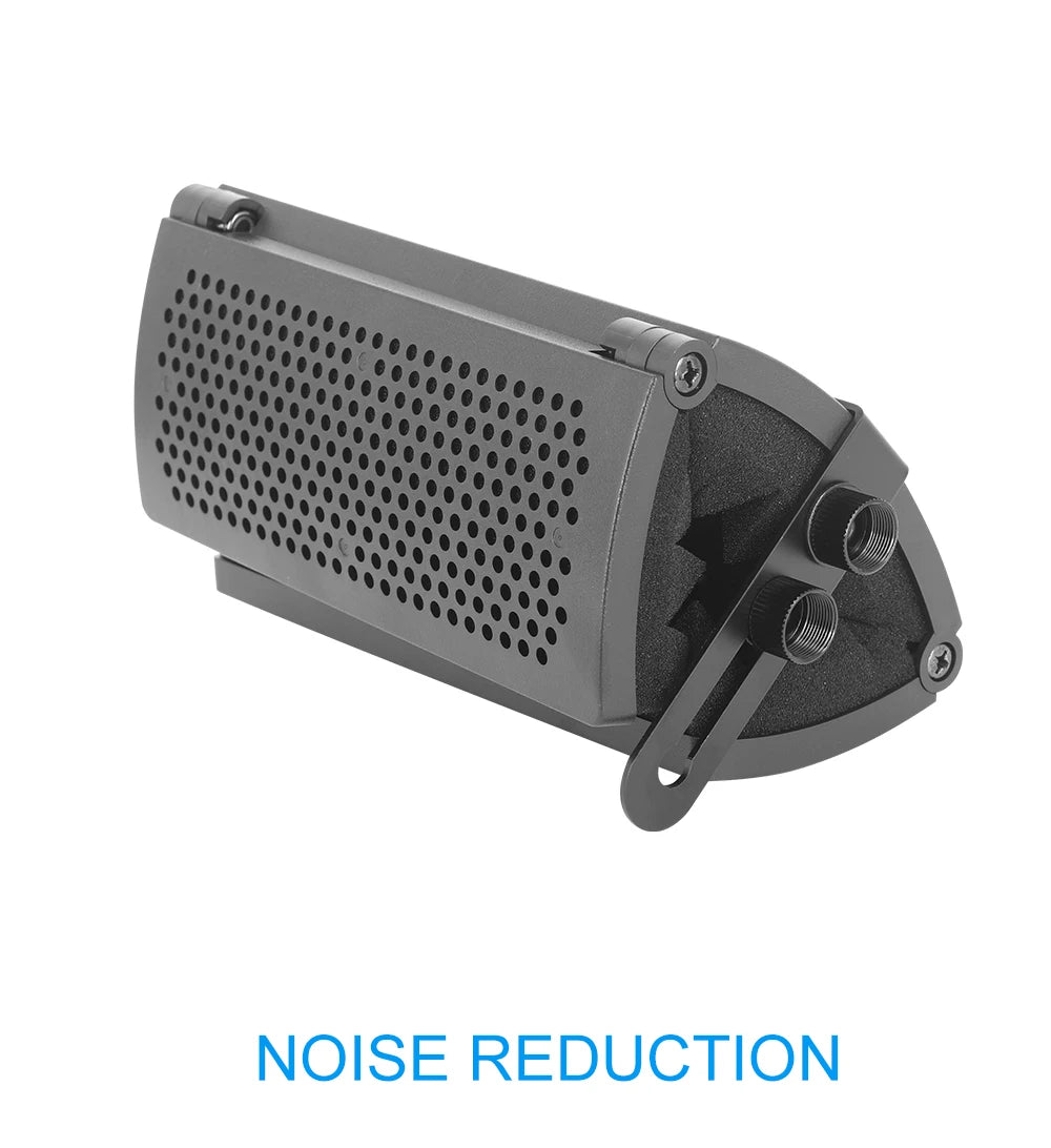 Microphone isolation hood, foldable microphone shield with triple sound isolation, suitable for microphone recording equipment