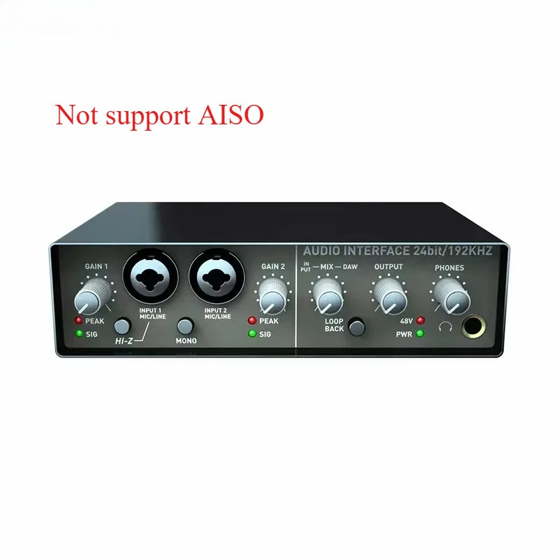 Omega House Beats Audio Interface USB 2-Channel Carbon Gray/Black