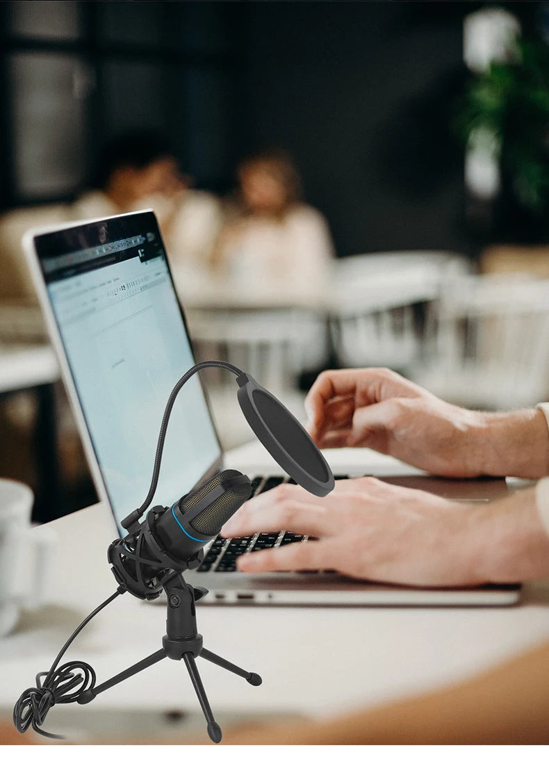 Omega House Beats USB Microphone RGB Condenser Gaming Mic