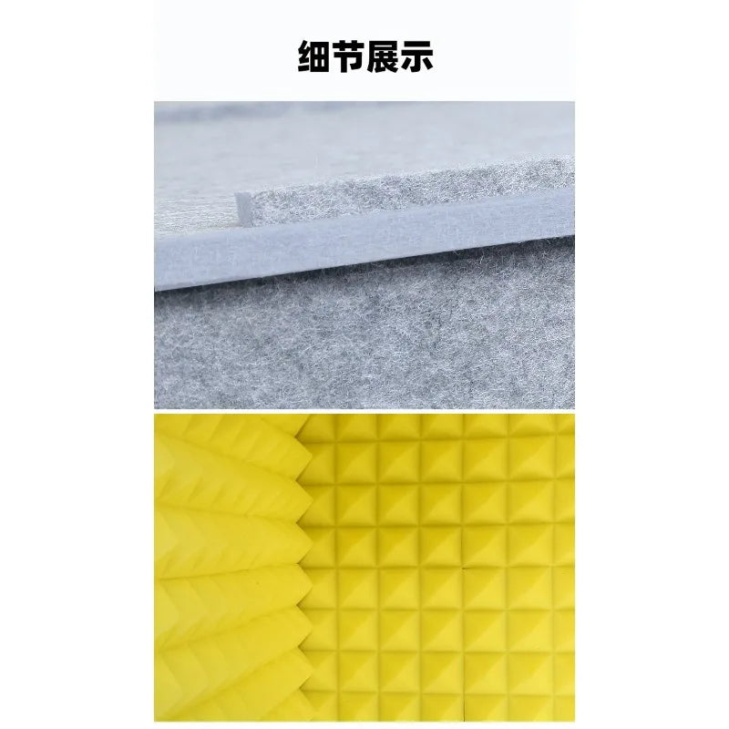 Portable Desktop Recording Studio Noise Reduction Cover for Home Office Reading Sound Insulation