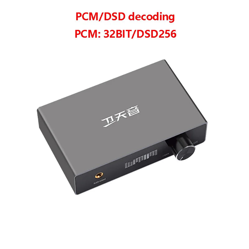 Digital Audio Decoder ES9018 DAC 32BIT 384KHz DSD256 Lossless Decoding HIFI Sound Card Headphone Amplifier CT7601 USB Chip