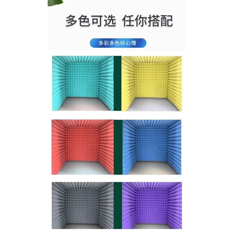 Portable Desktop Recording Studio Noise Reduction Cover for Home Office Reading Sound Insulation