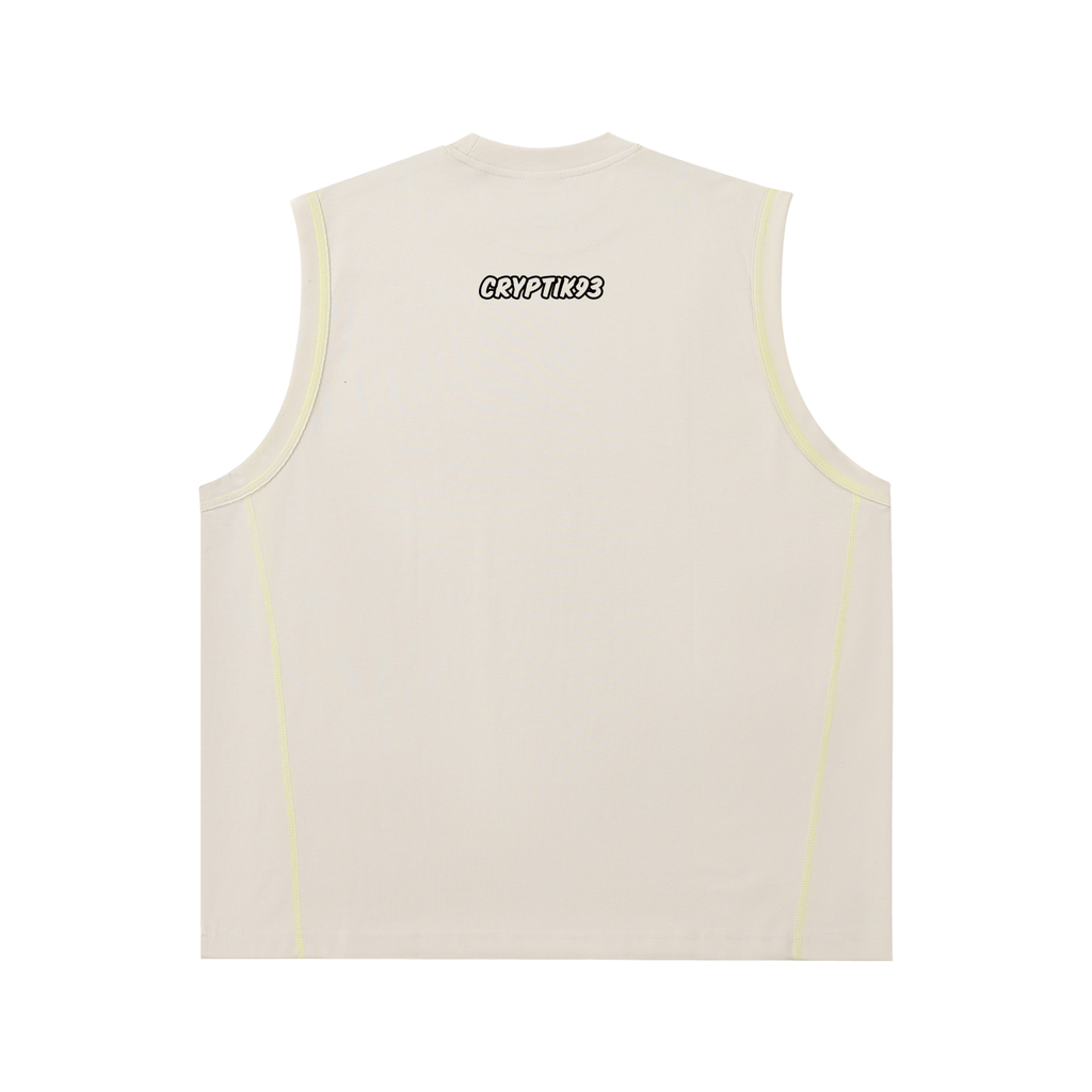 Cryptik93 jersey Contrast Panel Cooling Performance Tank Top