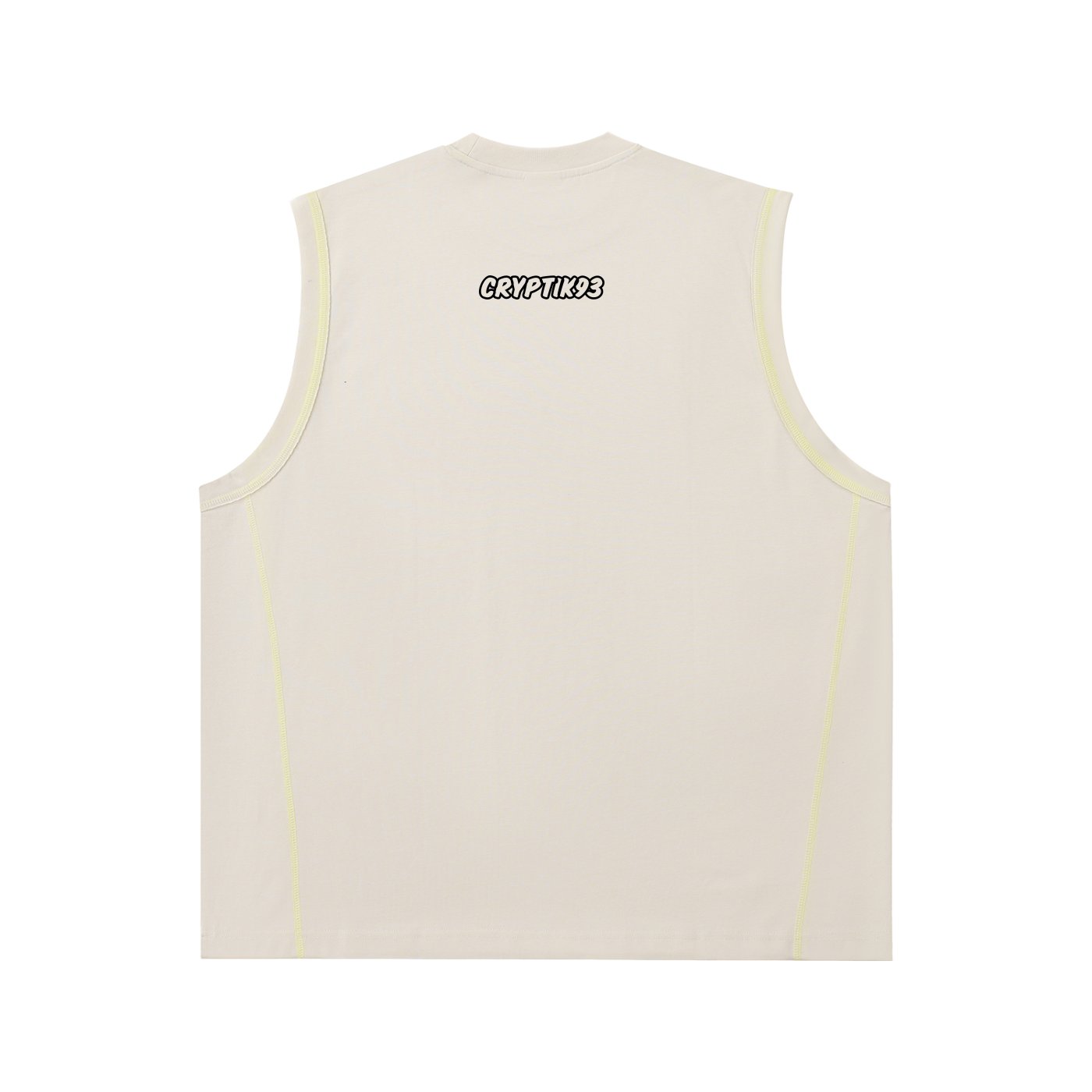 Cryptik93 jersey Contrast Panel Cooling Performance Tank Top